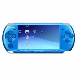 【クリックでお店のこの商品のページへ】プレイステーション・ポータブル(バイブラント・ブルー ) PSP-3000VB