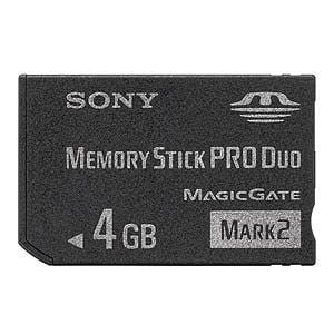 【クリックで詳細表示】SONY メモリースティックPRO DUO 4GB MSMT4G