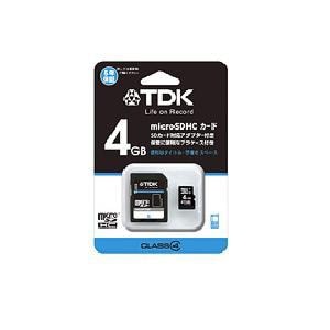 【クリックでお店のこの商品のページへ】TDK MICRO SDHC4GB TMCSDHC4GB4