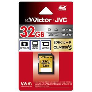 【クリックで詳細表示】JVC SDカード 32GB クラス V-SD32CL10