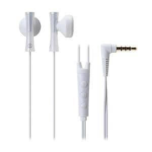 【クリックでお店のこの商品のページへ】Audio-Technica iPod/iPhone/iPad専用インナーイヤーヘッドホン ATH-J100iWH