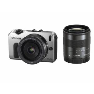 【クリックで詳細表示】Canon デジタル一眼ノンレフレックスAF・AEカメラ EOS M EOS M ダブルレンズキットSL
