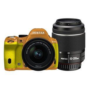 【クリックでお店のこの商品のページへ】PENTAX デジタル一眼レフカメラ PENTAX K-50 ダブルズームキット K50WKITOR×YE 027