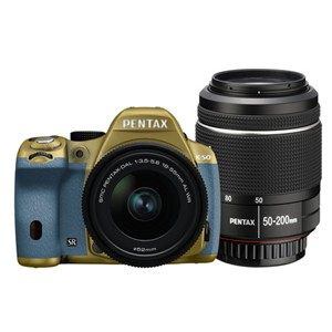【クリックでお店のこの商品のページへ】PENTAX デジタル一眼レフカメラ PENTAX K-50 ダブルズームキット K50WKITGL×AQ 073