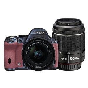 【クリックで詳細表示】PENTAX デジタル一眼レフカメラ PENTAX K-50 ダブルズームキット K50WKITMN×PK 104