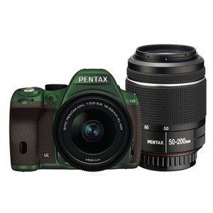 【クリックで詳細表示】PENTAX デジタル一眼レフカメラ PENTAX K-50 ダブルズームキット K50WKITMG×BR 108