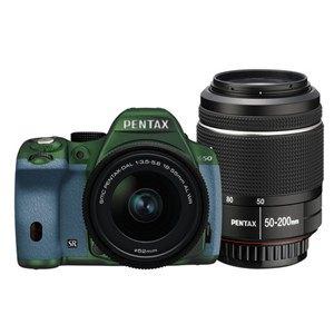 【クリックで詳細表示】PENTAX デジタル一眼レフカメラ PENTAX K-50 ダブルズームキット K50WKITMG×AQ 109