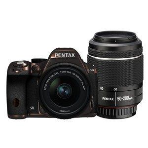 【クリックで詳細表示】PENTAX デジタル一眼レフカメラ PENTAX K-50 ダブルズームキット K50WKITMB×BK 112