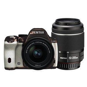 【クリックで詳細表示】PENTAX デジタル一眼レフカメラ PENTAX K-50 ダブルズームキット K50WKITMB×WH 113