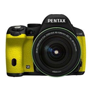 【クリックで詳細表示】PENTAX デジタル一眼レフカメラ PENTAX K-50 18-135WRキット K50 18-135KIT BK×YE 005