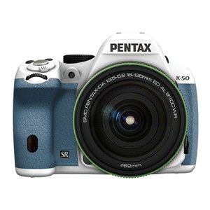 【クリックで詳細表示】PENTAX デジタル一眼レフカメラ PENTAX K-50 18-135WRキット K50 18-135KIT WH×AQ 008
