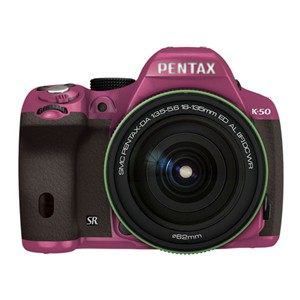 【クリックでお店のこの商品のページへ】PENTAX デジタル一眼レフカメラ PENTAX K-50 18-135WRキット K50 18-135KIT PK×BR 012