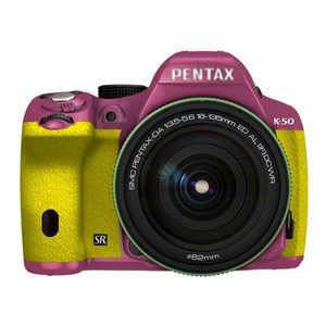 【クリックでお店のこの商品のページへ】PENTAX デジタル一眼レフカメラ PENTAX K-50 18-135WRキット K50 18-135KIT PK×YE 015