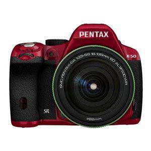 【クリックで詳細表示】PENTAX デジタル一眼レフカメラ PENTAX K-50 18-135WRキット K50 18-135KIT RD×BK 016