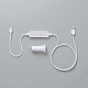 【クリックでお店のこの商品のページへ】ロジテック Lightning端子搭載iPhone/iPod・iPad用FMトランスミッター LAT-FMI06WH