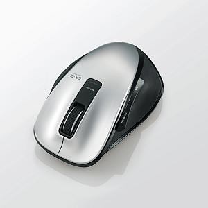 【クリックでお店のこの商品のページへ】エレコム Bluetooth ワイヤレス5ボタンBlueLEDマウス＂EX-G＂[Mサイズ] M-XG1BBSV