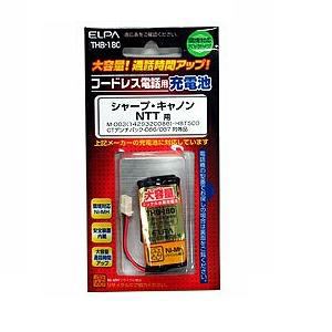 【クリックでお店のこの商品のページへ】ELPA 電話機用充電池 THB-180