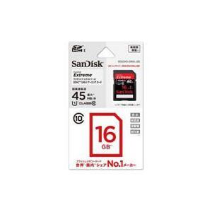 【クリックでお店のこの商品のページへ】SanDisk SDSDXG-016G-J35 ゲームヨウ16GBSDカードCLASS10
