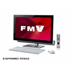 【クリックで詳細表示】FUJITSU デスクトップパソコン FMVF78LDW