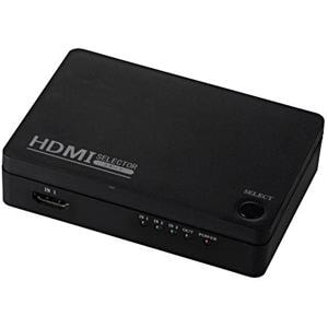 【クリックで詳細表示】オーム電機 3ポート HDMIセレクター AV-R0309S