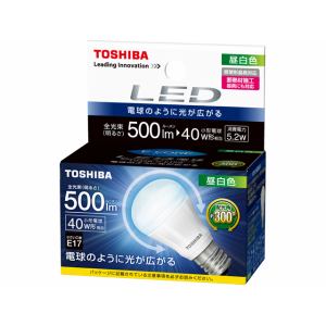 【クリックで詳細表示】TOSHIBA LED電球 ミニクリプトン電球形 LDA5N-G-E17/S