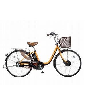 【クリックで詳細表示】Panasonic 24型 電動自転車 ビビチャージ・D(シアーオレンジ) BE-EKD432-K