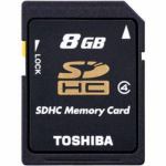 東芝　SD-L008G4　　SDHCメモリーカード　8GB　CLASS4