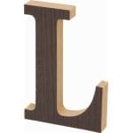 【在庫限り】木製アルファベット　Ｌ