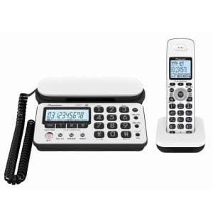 ＜ヤマダ＞ パイオニア TF-SD10S-WK デジタルコードレス留守番電話機(子機1台) ホワイト/ブラック TFSD10SWK WK画像
