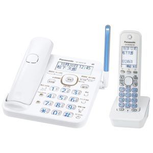 ＜ヤマダ＞ パナソニック VE-GD53DL-W デジタルコードレス電話機(子機1台)「RU・RU・RU」(ホワイト) VEGD53DL-W W