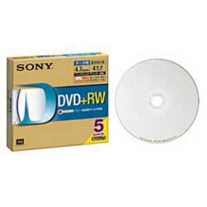 ＜ヤマダ＞ SONY DVD+RW47 5DPW47HPS 4X画像