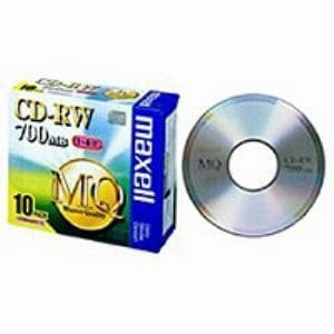 ＜ヤマダ＞ マクセル CD-RW CDRW80PWS1P10S 4X画像