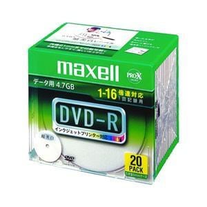 ＜ヤマダ＞ マクセル DR47WPD.S1P20SA データ用 DVD-R 4.7GB 16倍速プリンタブルワイド 20枚 DR47WPDS1P20SA 16画像