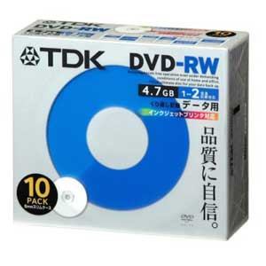 ＜ヤマダ＞ TDK DVD-RW47 DRW47PA10S画像
