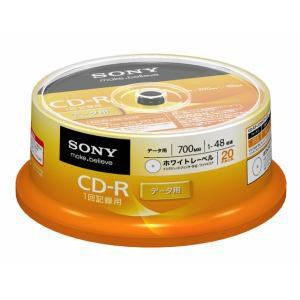 ＜ヤマダ＞ SONY ソニー CD-R・RW  20CDQ80GPWP 20CDQ80GPWP 48X画像