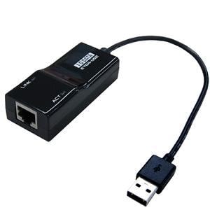 ＜ヤマダ＞ IOデータ USB 2.0対応 ギガビットLANアダプター  ブラック  ETG4-US2K ETG4US2K画像