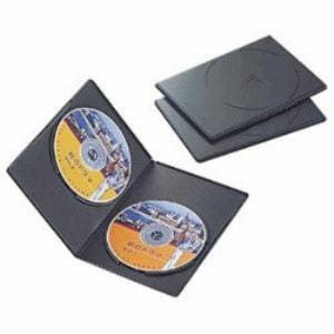 ＜ヤマダ＞ エレコム CCD-DVDS04BK スリムDVDトールケース(2枚収納×3枚セット) CCDDVDS04 BK