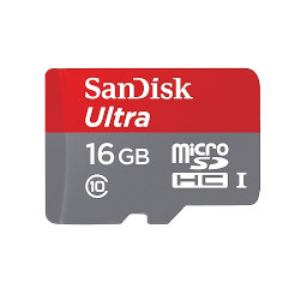 【クリックでお店のこの商品のページへ】サンディスク ウルトラ microSDHC UHS-I カード 16GB SDSDQUL-016G-J35A