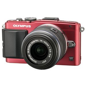 【クリックでお店のこの商品のページへ】Olympus デジタル一眼カメラ E-PL6 LKIT RED