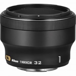 【クリックで詳細表示】Nikon Nikon1用単焦点レンズ 1NIKKOR32mmF12-BK