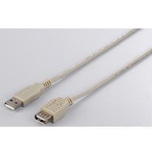 ＜ヤマダ＞ i-バッファロー USB2.0延長ケーブル (A to A) アイボリー 1.5m BSUAA215 IV