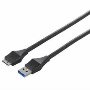 ＜ヤマダ＞ i-バッファロー ユニバーサルコネクター USB3.0 A to microB ケーブル 3m ブラック BSUAMBU330BK