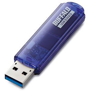 【クリックで詳細表示】BUFFALO USBメモリ USB3.0対応「ライトプロテクト機能」搭載モデル RUF3-C8GA-BL