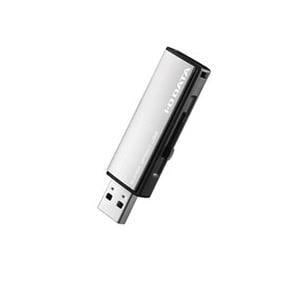 ＜ヤマダ＞ IOデータ U3-AL16G/WS USB 3.0/2.0対応フラッシュメモリー デザインモデル ホワイトシルバー 16GB U3AL16GWS 16GB