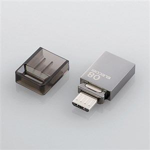 ＜ヤマダ＞ エレコム USBフラッシュメモリ MFSBU308GDG 8GB
