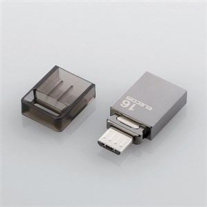 ＜ヤマダ＞ エレコム USBフラッシュメモリ MFSBU316GDG 16GB