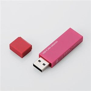 ＜ヤマダ＞ エレコム USBフラッシュメモリ MFMSU2A08GPN 8GB画像