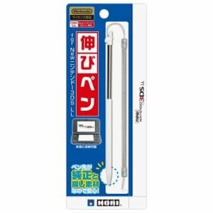 【クリックでお店のこの商品のページへ】ホリ 伸びペン for Newニンテンドー3DS LL ホワイト 3DS-477