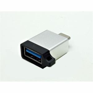 フリーダム　FUSB-CTAA4SV　USB3.1　Type-C　OTG対応変換アダプタストラップ付　　　シルバー