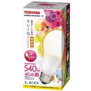 ＜ヤマダ＞ 東芝 「kireiro」 LED電球  (一般電球形・全光束540lm/電球色・口金E26)  LDA9L-D-G LDA9LDG L